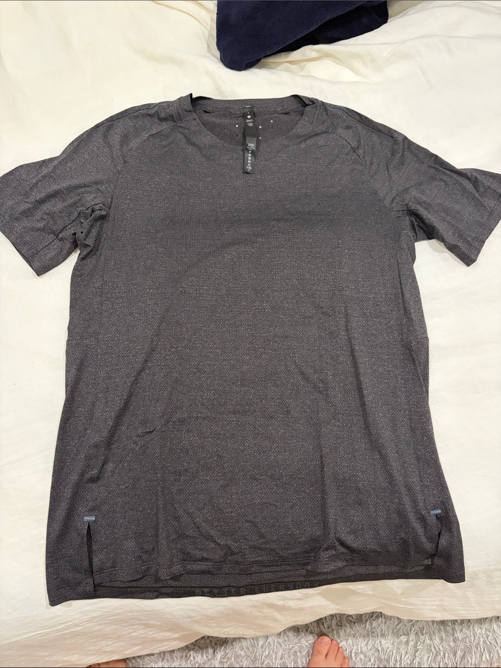 lululemon athletica Men's Short Sleeve Crew Tee - Charcoal Heather